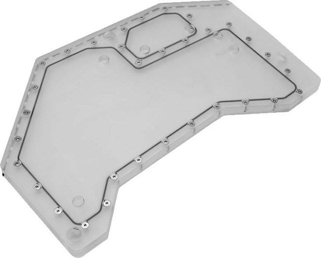 Pllakë shpërndarëse uji BarrowCH Jonsbo MOD-5, ARGB, akrilik transparent