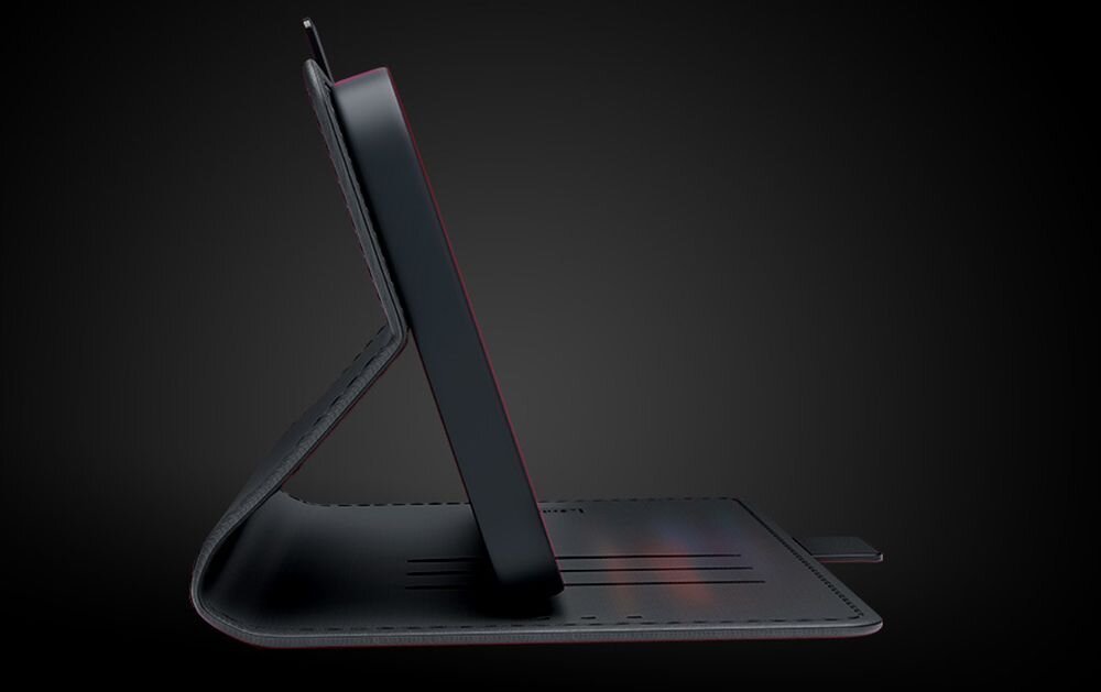 Këllëf portofol 3mk Wallet Case për Xiaomi Redmi Note 14 Pro 5G, me stand, i zi