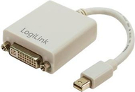 Përshtatës LogiLink DisplayPort Mini - DVI-I (CV0037), i bardhë