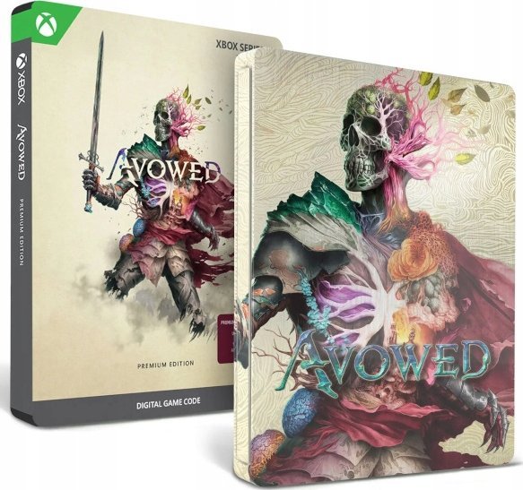Loja Xbox Series X Avowed Premium Edition Steelbook, çelës digjital