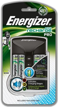 Bateri Energizer Pro Charger (639837) + Power Plus AA, 4 copë