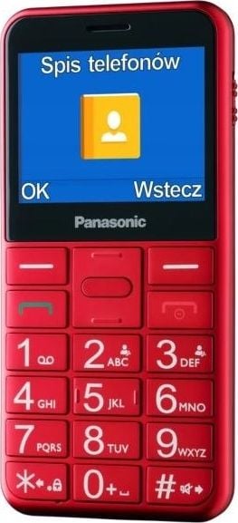 Telefoni Panasonic KX-TU155, 2.4", Dual SIM, i kuq