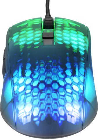 Maus gaming Deltaco Gaming DM310, 6200 DPI, 6 butona, i zi transparent