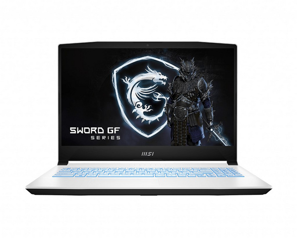 Laptop MSI Sword 15 A12UC-433PL, 15.6", 8 GB RAM, 512 GB SSD, Intel® Core™ i5, NVIDIA GeForce RTX 3050, i bardhë