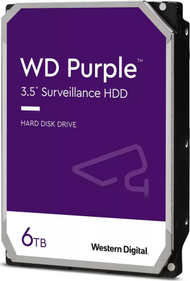 Hard disk për serverë WD Purple, 3.5'', 6TB, SATA III, i vjollcë