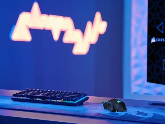 Maus lojërash Corsair CH-931B011-EU, 26000 DPI, Wireless + Bluetooth, i zi