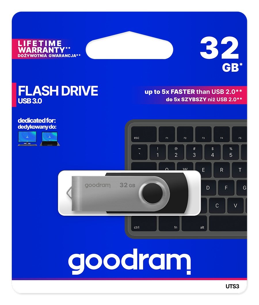 USB Goodram UTS3, 32 GB, USB Type-A