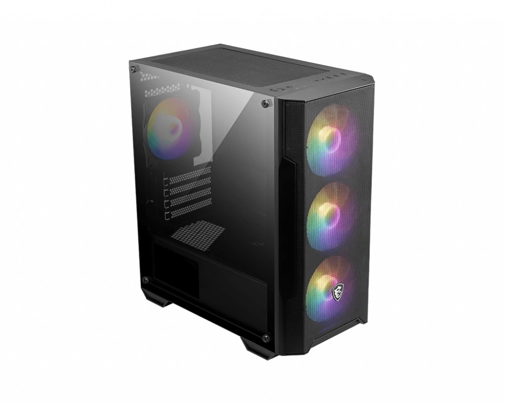 Kasë MSI MAG Forge M100A Micro Tower, transparente, e zezë