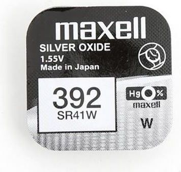 Bateri ore Maxell 392 SR41, Silver Oxide, paketa 10 copë