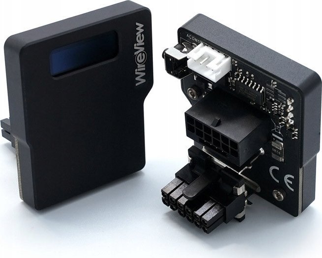 Аксесоар за мониторинг Thermal Grizzly WireView GPU 1x 12VHPWR Reverse, дигитален модул, за модерни графички картички, црн