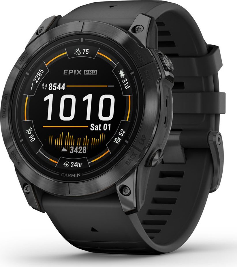 Ora sportive Garmin Epix Pro Gen 2, 51mm, AMOLED, e zezë