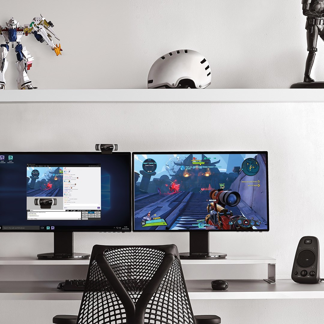 Kamerë Logitech C922, 1080p 60FPS, Auto-focus, e zezë