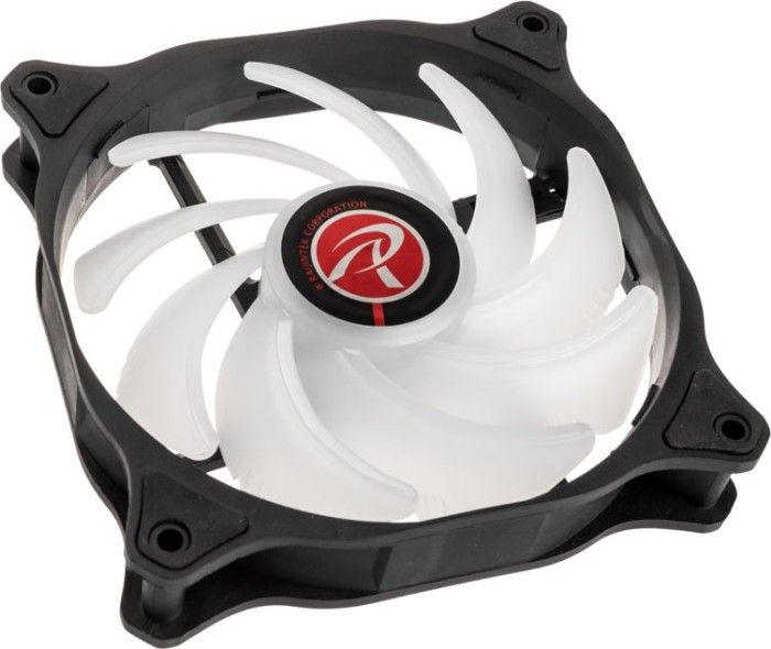 Ventilatorë kase Raijintek EOS 12 RBW ADD, 120mm, set 2 copë me hub dhe telekomandë, të zinj
