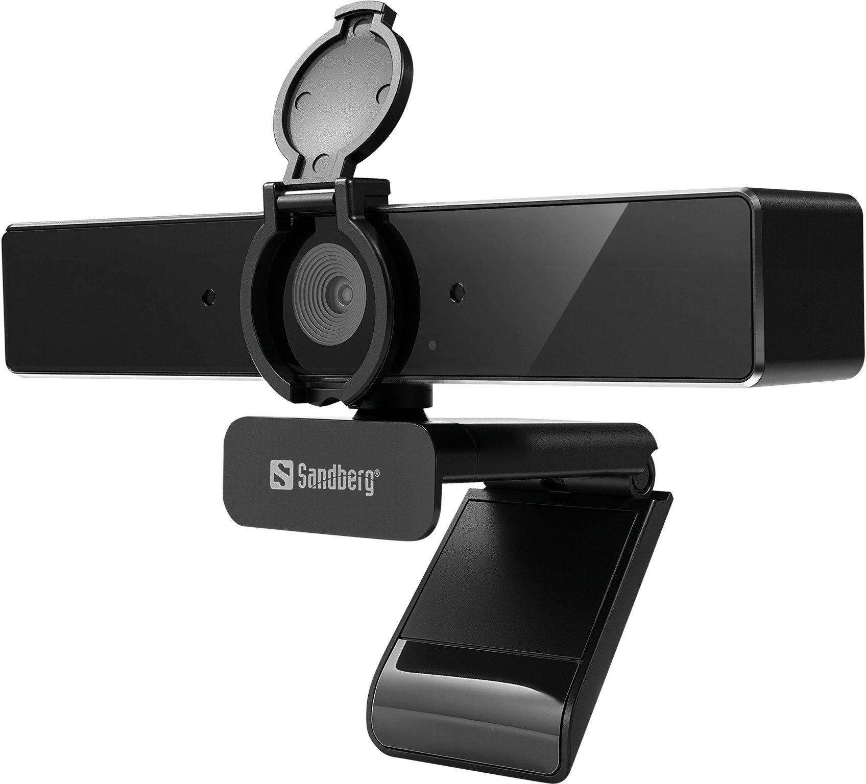 Веб-камера Sandberg USB C/A Webcam Pro Remote 4K, 4K, автофокус, црна