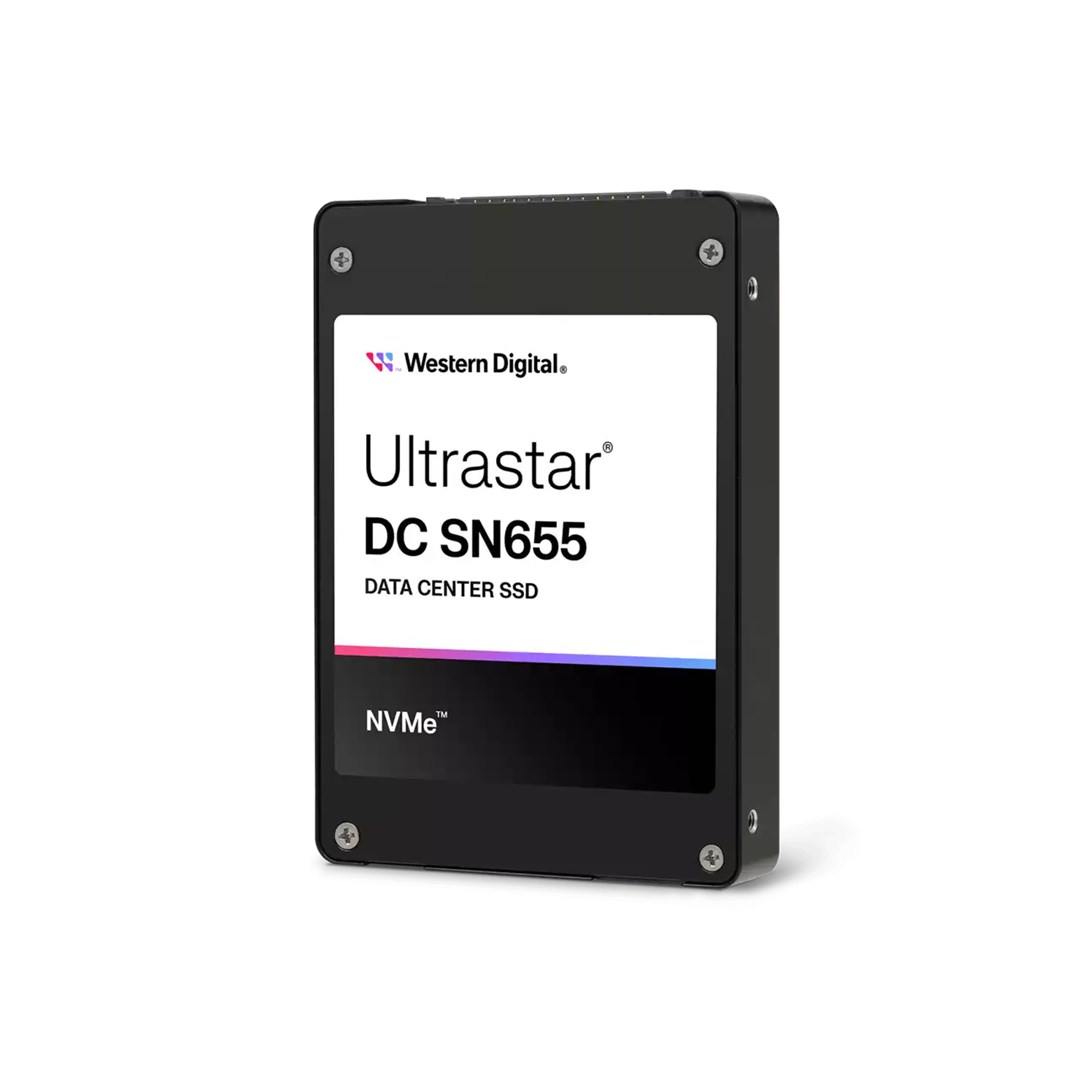 SSD диск Western Digital Ultrastar DC SN655, 15.36TB, U.3 NVMe