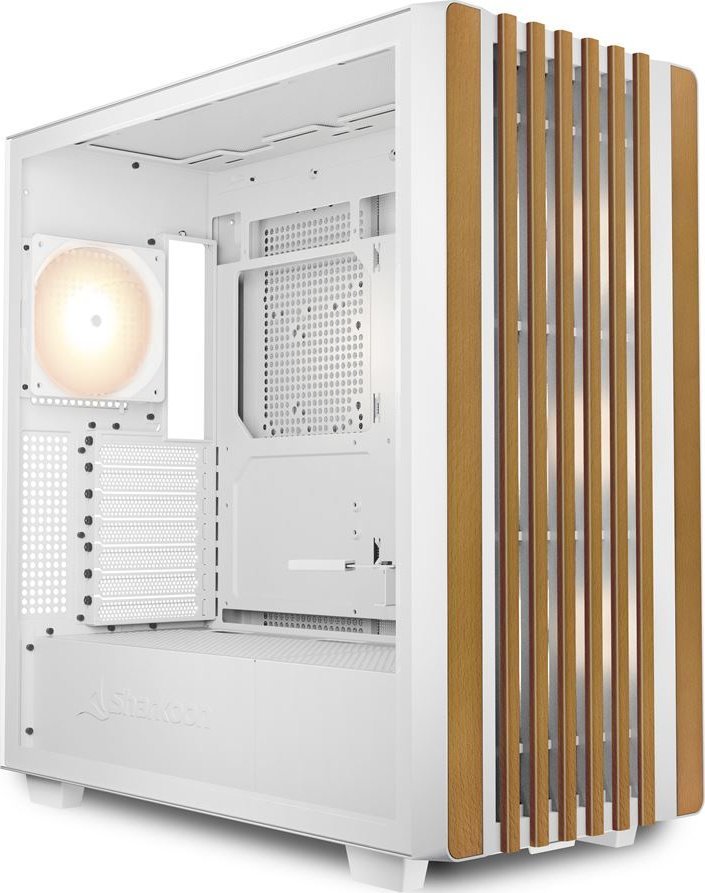 Kornizë PC Sharkoon Rebel C70G, ATX, RGB, e bardhë