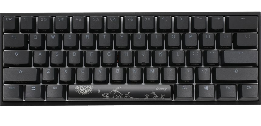 Tastierë lojërash Ducky Mecha Mini, MX-Brown, RGB, e zezë