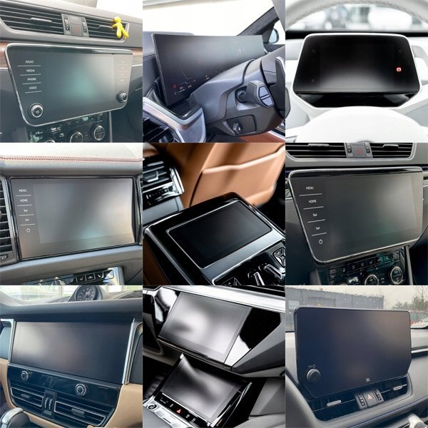 Film mbrojtës mat CarDisplay për ekran Range Rover Evoque 2019 2023, transparencë e lartë