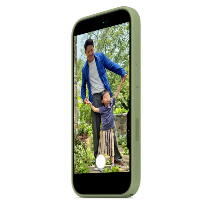 Apple iPhone 17 Silicone Case with MagSafe, Light Moss