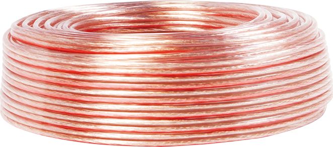 Кабел за звучници LogiLink, 2x2.25 mm², 25 m, транспарентен