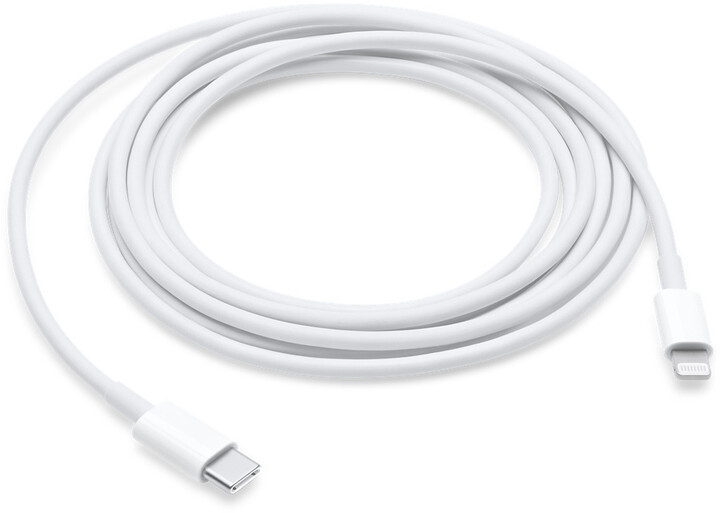 Kabllo Apple Lightning - USB-C, 2m, e bardhë
