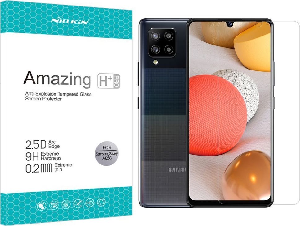  Mbrojtëse Nillkin Tempered Glass Amazing H+ Pro për Samsung Galaxz A42 5G