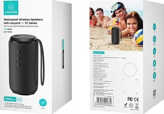 Altoparlant Bluetooth Usams YC Series, 10W, IPX7, i zi