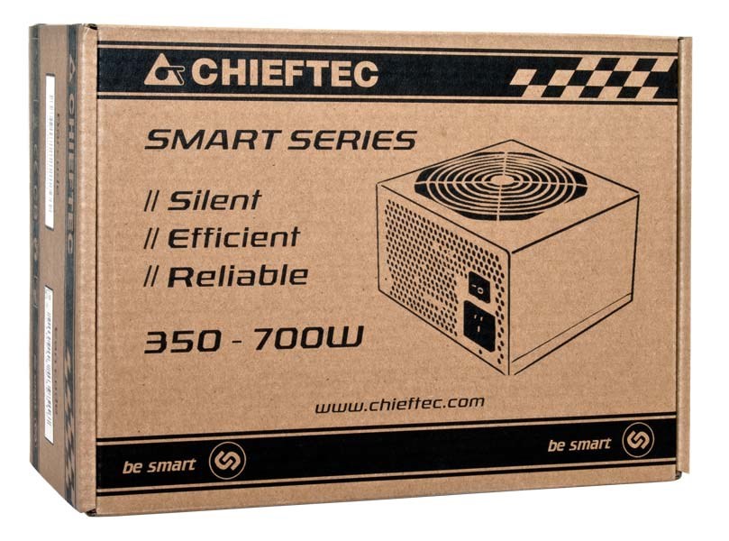 Извор на енергија Chieftec Smart GPS-400A8, 20+4 pin ATX, 400 W