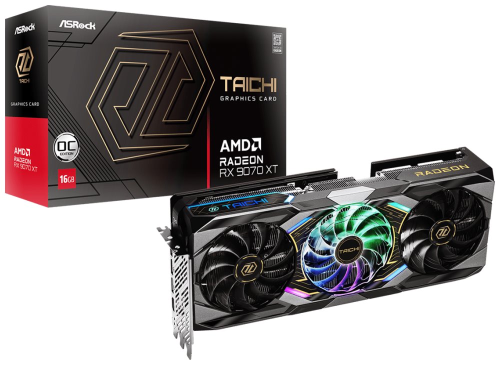 Kartelë grafike Asrock Radeon RX 9070 XT Taichi OC 16GB GDDR6 PCI-Express