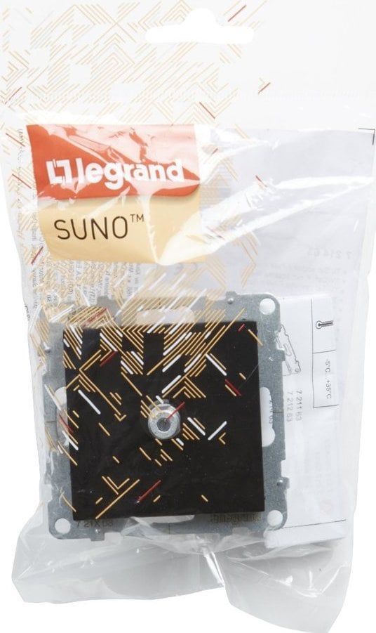 Prizë TV Legrand SUNO 721463, konektor F, 1.5 dB, e zezë