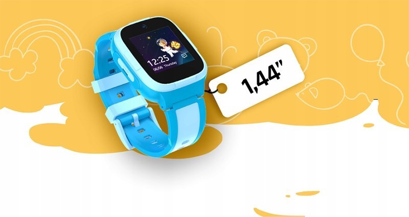 Smartwatch myPhone CareWatch Kid, 4G LTE, GPS, blu