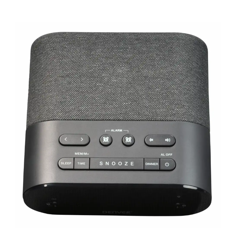 Denver Wireless Charging FM Clock CRQ-107