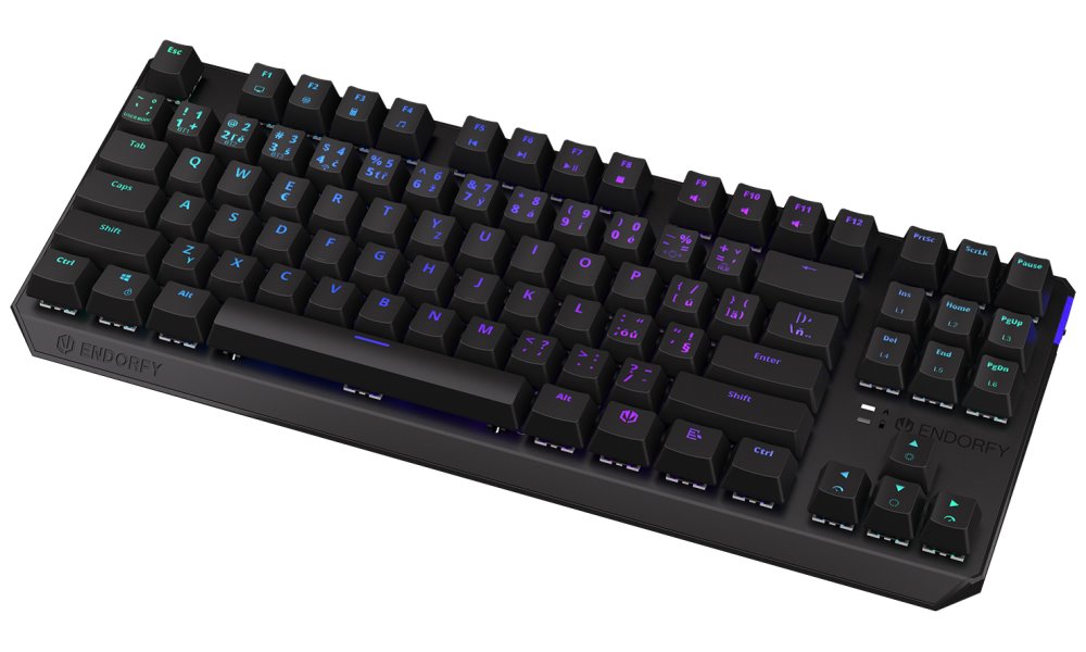 Tastierë ENDORFY Thock TKL Wireless CZ Red, mekanike, e zezë