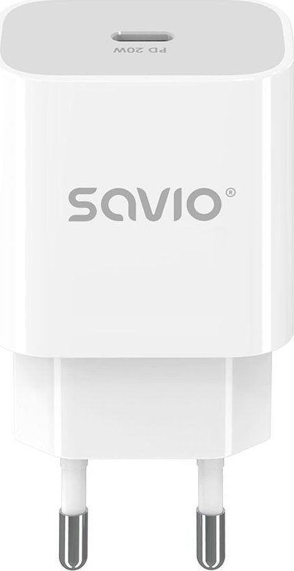 Karikues muri Savio LA 09, 20W, USB C QC PD 3.0, i bardhë