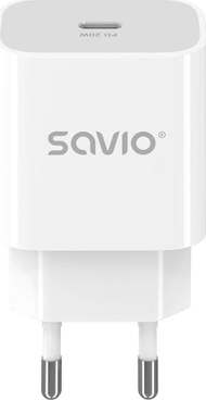 Karikues muri Savio LA 09, 20W, USB C QC PD 3.0, i bardhë