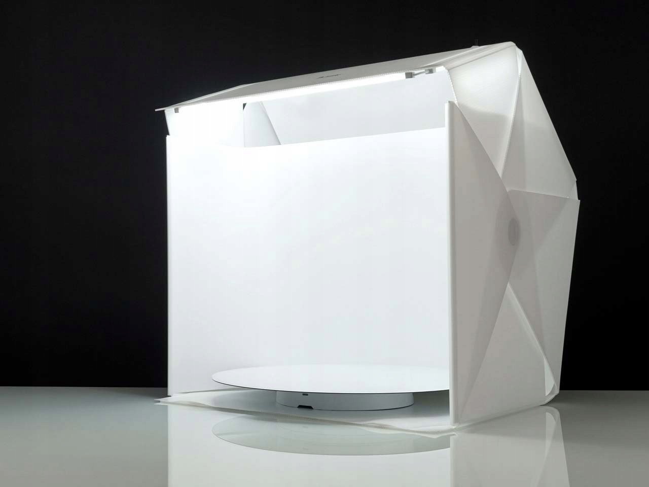 Set zgjatues për turntabel Orangemonkie Foldio360, për Foldio3, plastikë rezistente, i bardhë