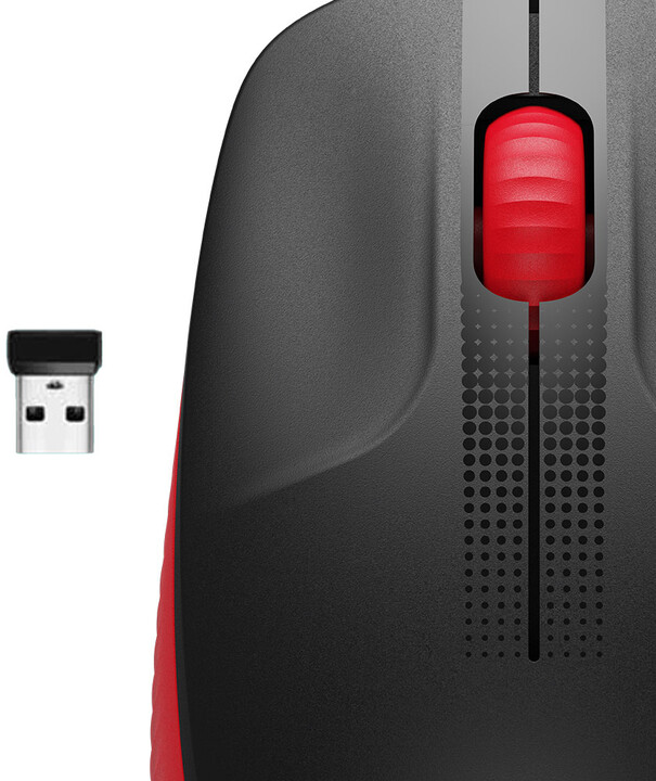 Глушец Logitech M190, црвен