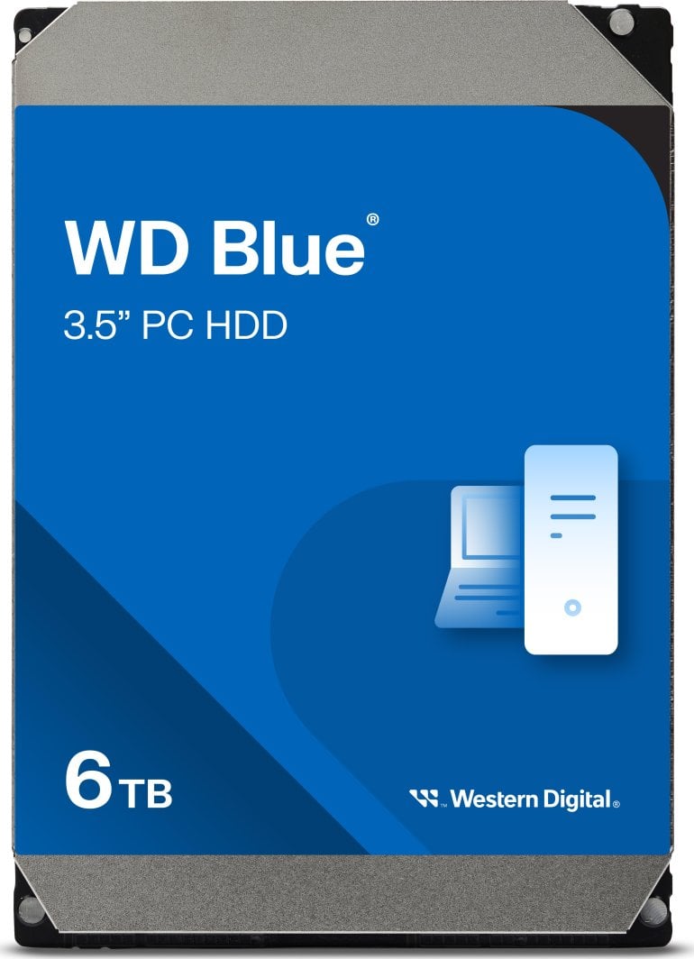 Disk HDD WD Blue, 6TB, 3.5" SATA III