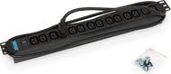 Prizë rack Triton RAB-PD-X09-A1, 14 dalje IEC C13, 1U, e zezë