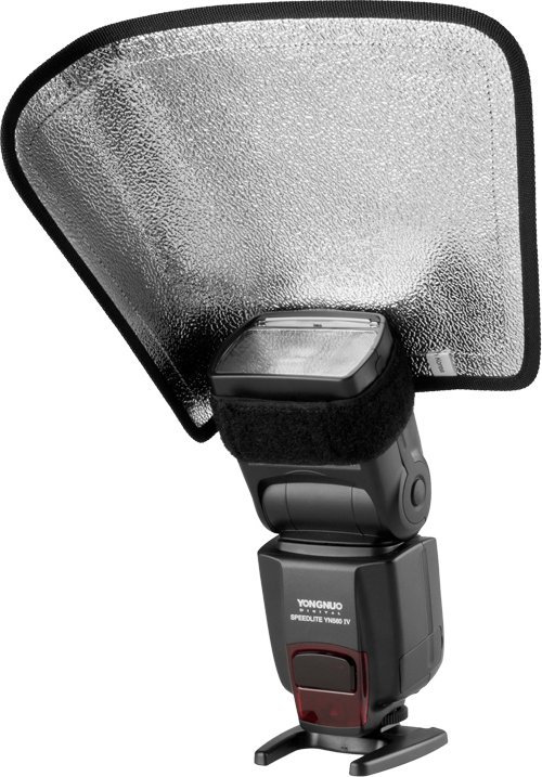 Reflektor për blic Aurora Portaflex SBF-B, 19 x 25 cm, i zi argjendtë