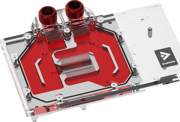 Bllok ftohës me ujë BarrowCH LRC 2.0, për RTX 4090 Founders Edition, Aurora RGB, akrilik, i zi