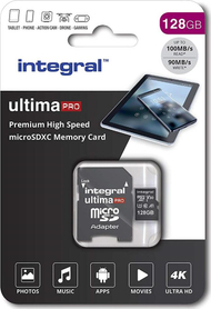 Karta e memoriesIntegral Premium MicroSDXC 128 GB Class 10 UHS-I / U3 A1 V30