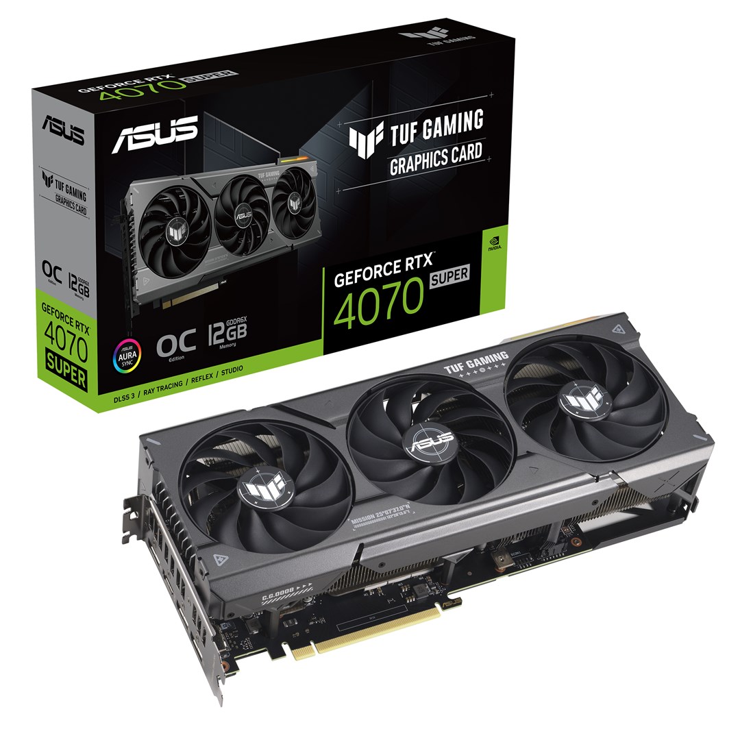 Kartë grafike ASUS TUF Gaming NVIDIA GeForce RTX 4070 SUPER, 12 GB GDDR6X