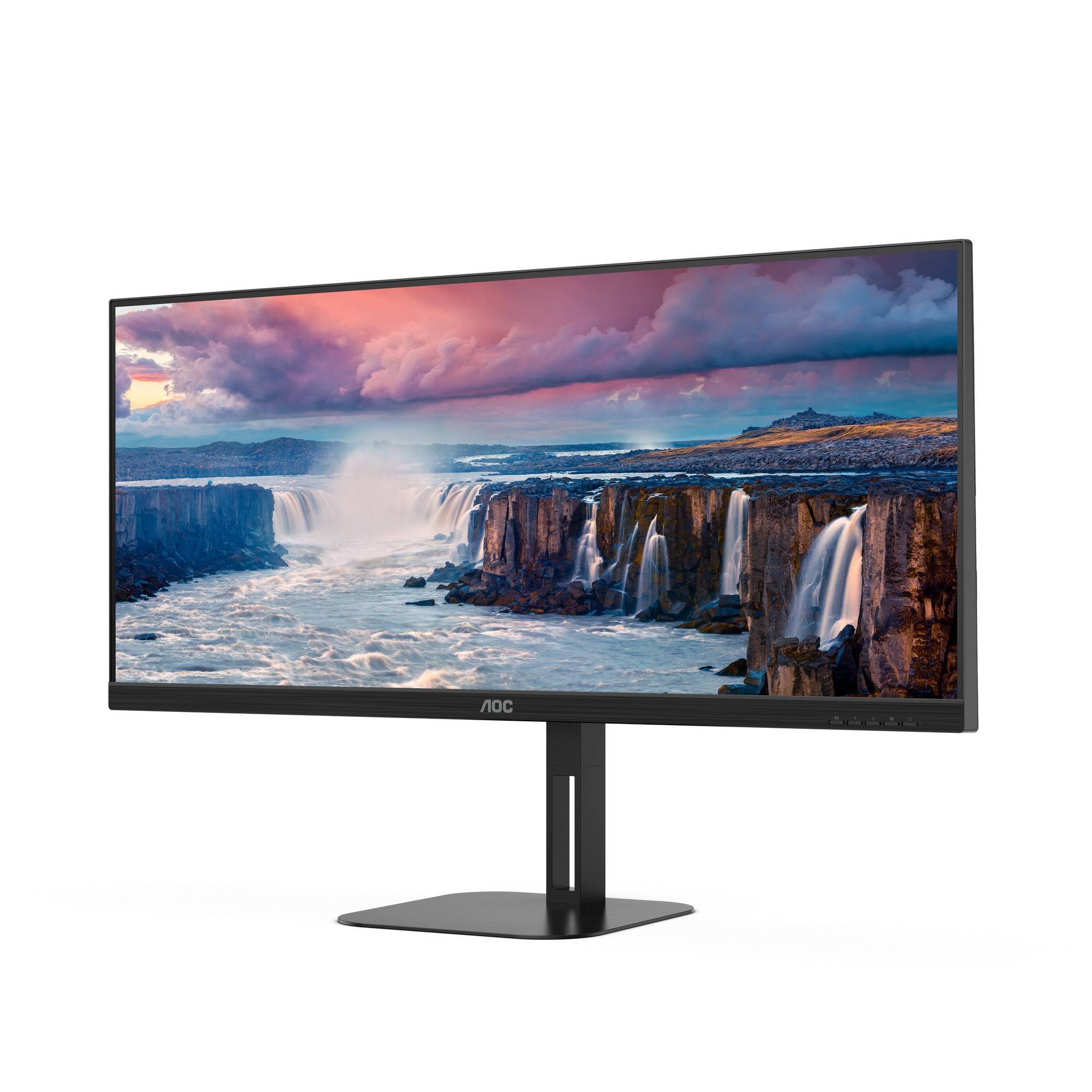 Monitor AOC V5 U34V5C/BK, 34", UltraWide QHD, 100Hz, i zi