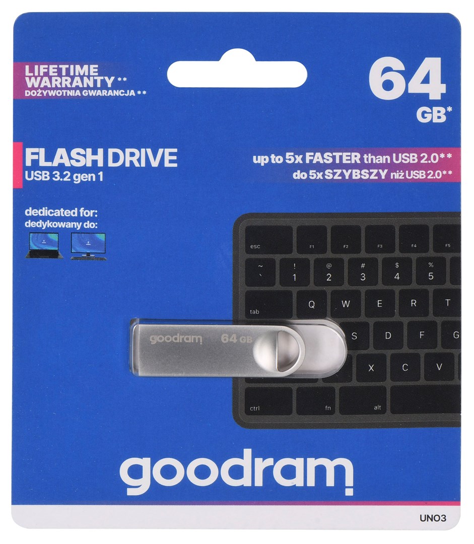 USB Goodram, 64 GB, USB Type-A