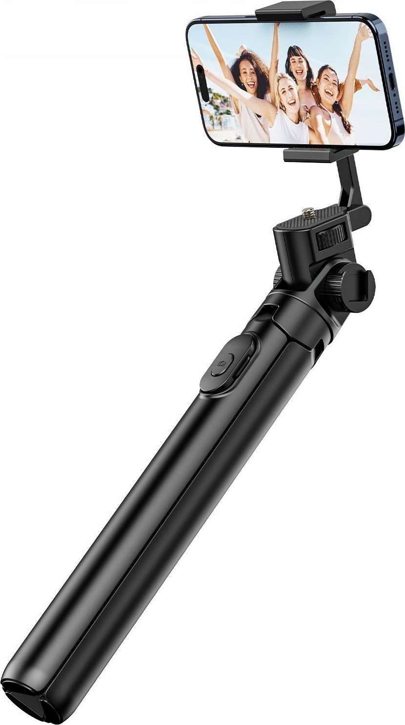 Селфи стап трипод Ulanzi MT-70, Bluetooth далечински управувач, висина 158 cm, црн