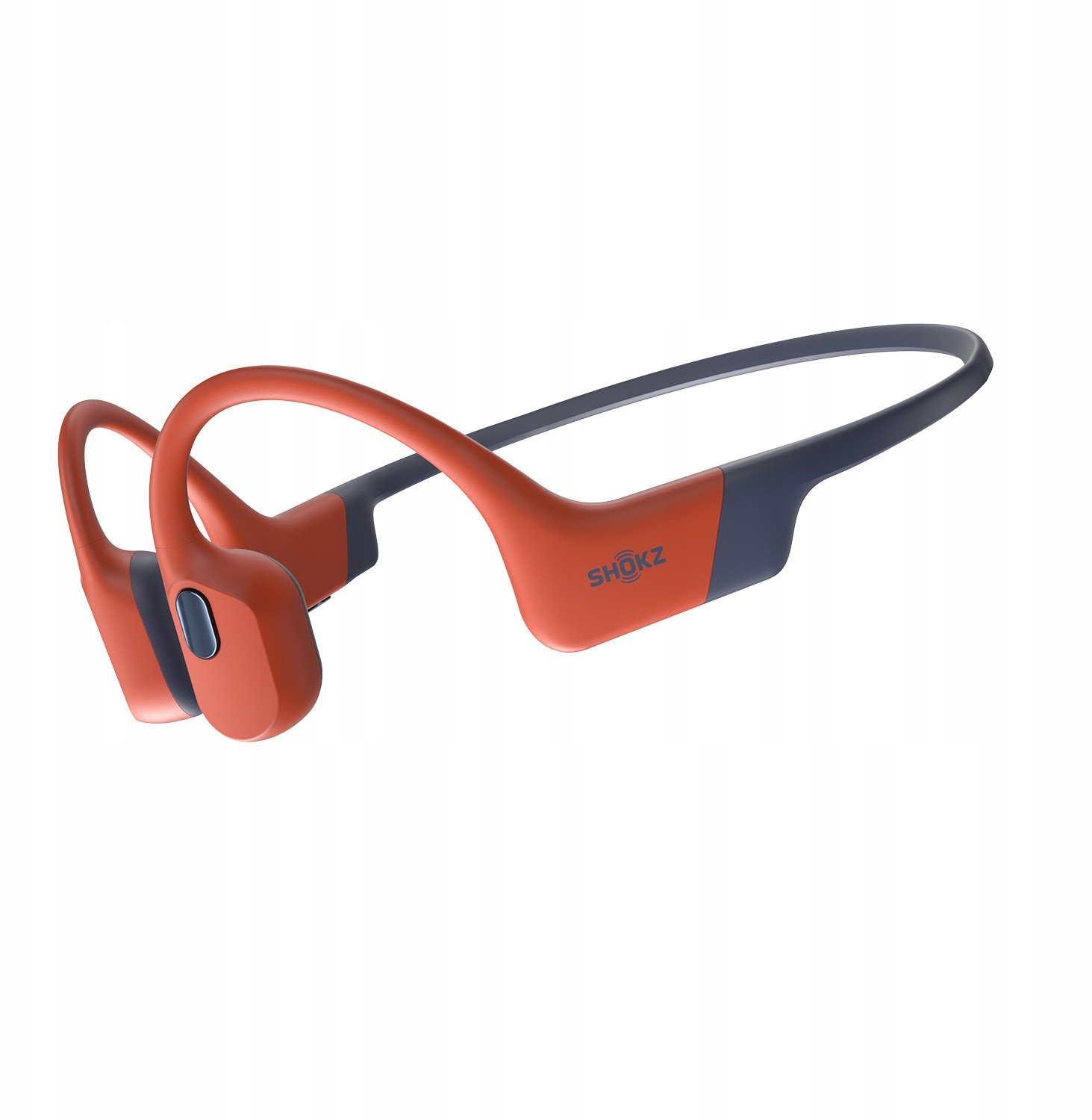 Kufje sportive Shokz OpenSwim Pro, Bluetooth MP3, IP68, të kuqe portokalli