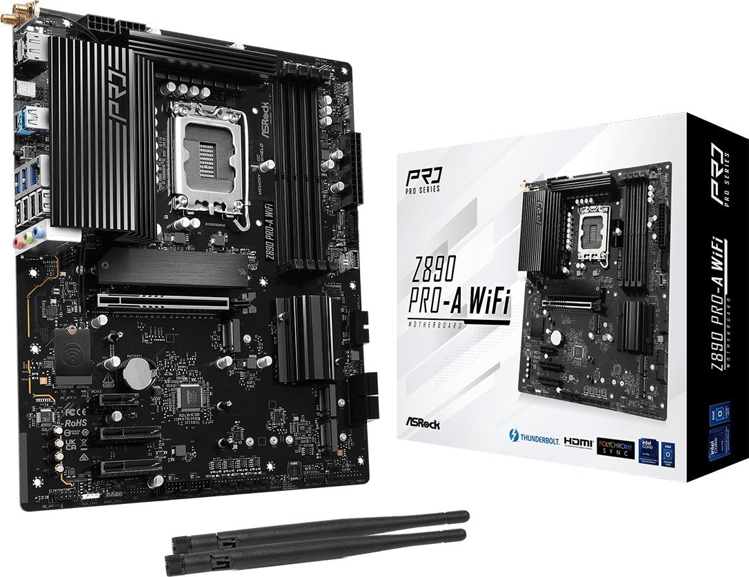 Pllakë amë ASRock Z890 Pro-a WiFi, DDR5, PCIe 5.0, ATX