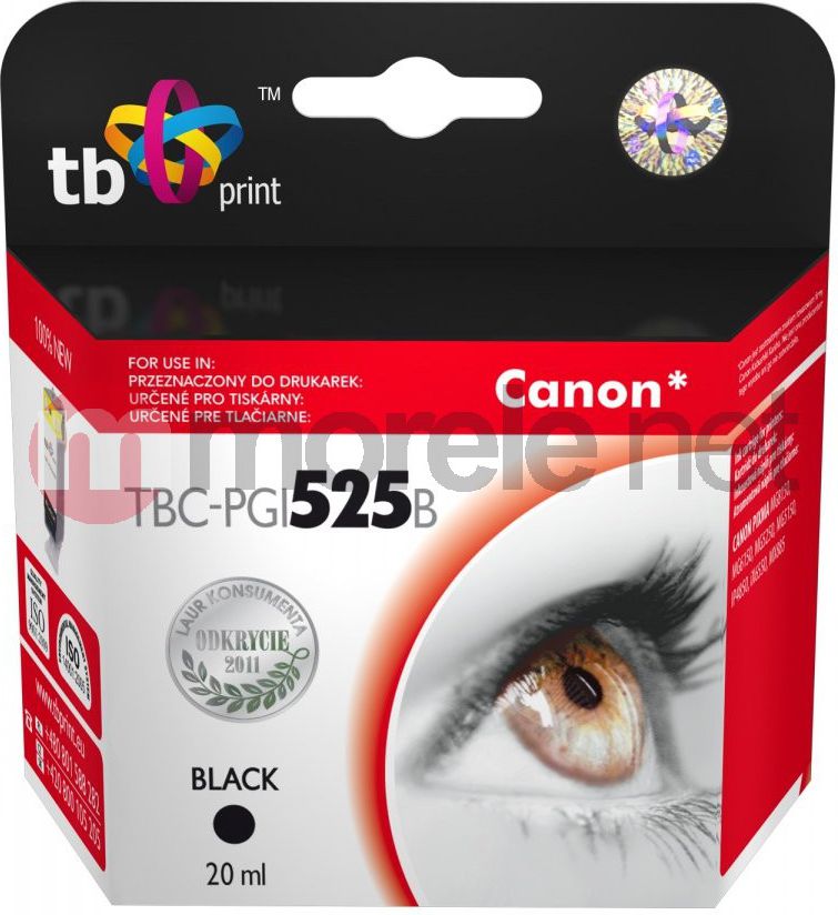 Ngjyrë printimi TB TBC-PGI525B / PGI-525B, e zezë