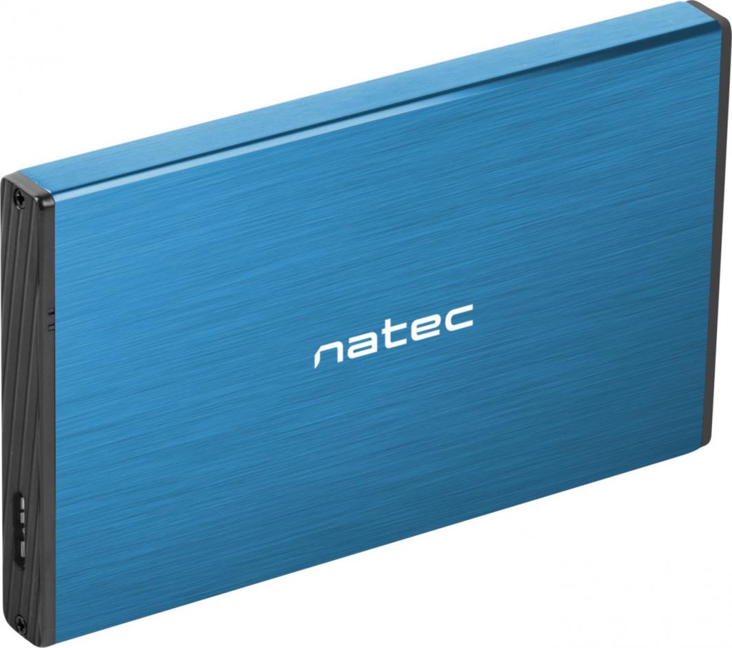 Kornizë Natec RHINO GO SATA, USB 3.0, 2.5", e kaltër
